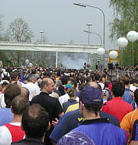 Beim Wrzburg Marathon