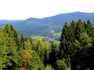 Joggingtour am 18.09.2014 im Bayerischen Wald von Unterried ber Mais nach Frath