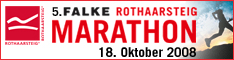 5. Falke Rothaarsteig Marathon a 18.10.2008