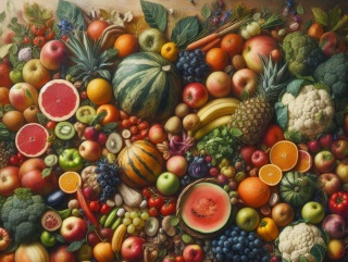 Frisches Obst und Gemüse immer gesund und gut für Läufer