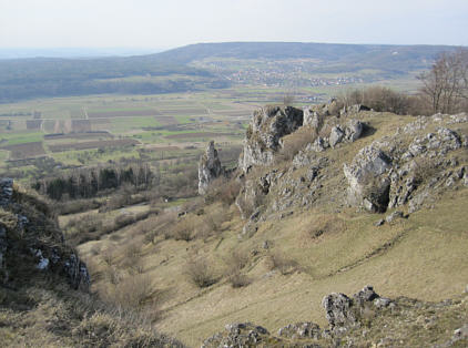 Joggingtour von Forchheim aufs Walberla und zurck