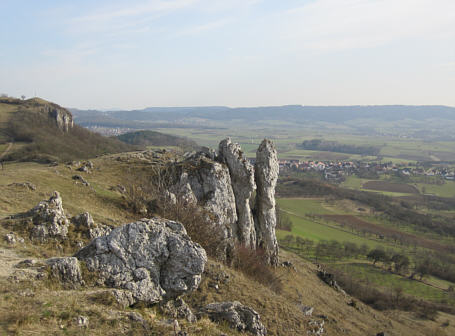 Joggingtour von Forchheim aufs Walberla und zurck