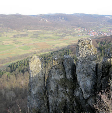 Joggingtour von Forchheim aufs Walberla und zurck