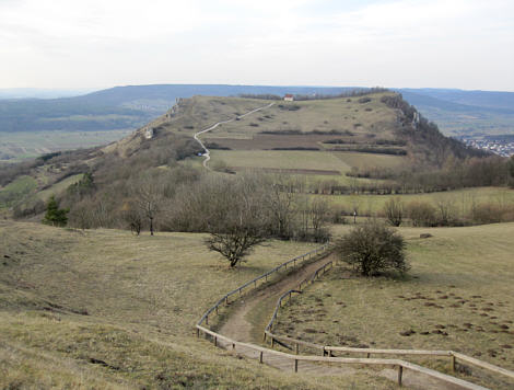 Joggingtour von Forchheim aufs Walberla und zurck