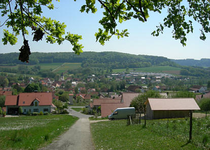 Frankenweg von  Sindlbach nach Deining