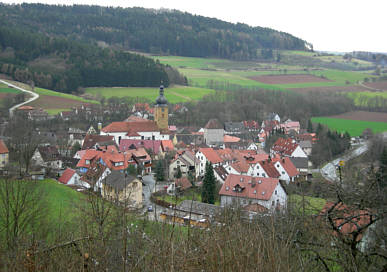 Frankenweg von  Egloffstein nach Lillinghof