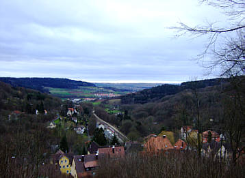 Frankenweg von  Egloffstein nach Lillinghof