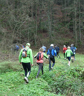 Joggingtour in der Frnkischen Schweiz