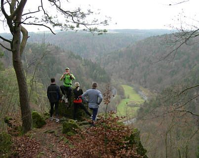 Joggingtour in der Frnkischen Schweiz