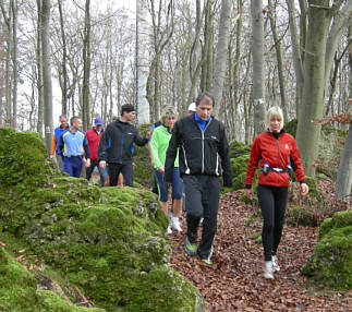 Joggingtour in der Frnkischen Schweiz