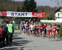 Start beim Dreiburgenland-Marathon