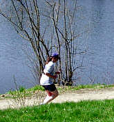 Am Dreiburgensee beim Dreiburgenland-Marathon