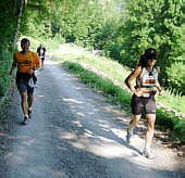 Beim Graubünden - Marathon 2005