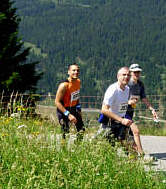 Beim Graubünden - Marathon 2005