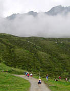 Beim Graubünden - Marathon 2005