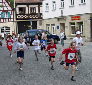 Vom Karolinger Halbmarathon 2005 in Forchheim