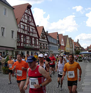 Vom Karolinger Halbmarathon 2005 in Forchheim