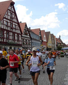 Vom Karolinger Halbmarathon 2005 in Forchheim