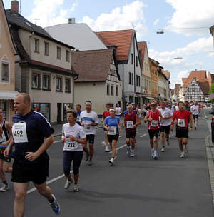 Vom Karolinger Halbmarathon 2005 in Forchheim