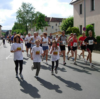 Vom Karolinger Halbmarathon 2005 in Forchheim