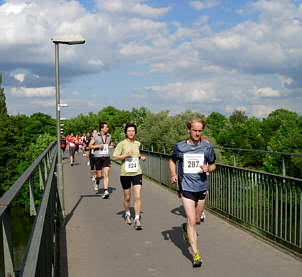 Vom Karolinger Halbmarathon 2005 in Forchheim