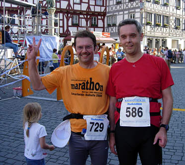 Vom Karolinger Halbmarathon 2005 in Forchheim