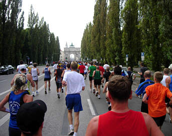 Vom Mnchen - Marathon 2005