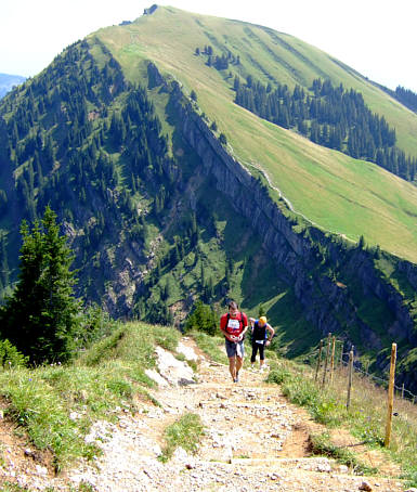 Gebirgsmarathon Immenstadt am 4.8.07