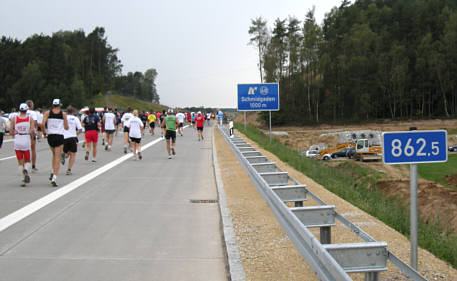 Via Carolina A6 Autobahnerffnungslauf