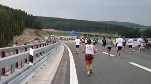 Via Carolina A6 Autobahnerffnungslauf