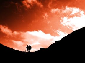 Radfahrer und Lufer beim Run and Bike Marathon Coburg 2012