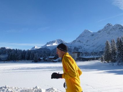 Swiss Snow Walk Run Arosa 2013