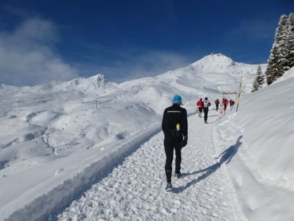 Swiss Snow Walk Run Arosa 2013