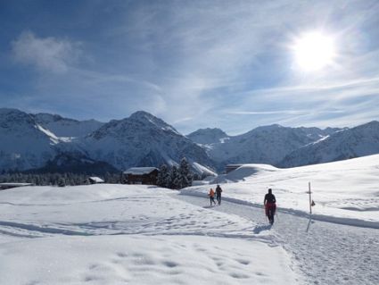 Swiss Snow Walk Run Arosa 2013