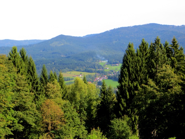 Joggingtour am 18.09.2014 im Bayerischen Wald von Unterried ber Mais nach Frath