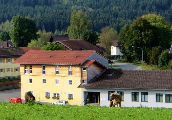 Joggingtour am 18.09.2014 im Bayerischen Wald von Unterried ber Mais nach Frath