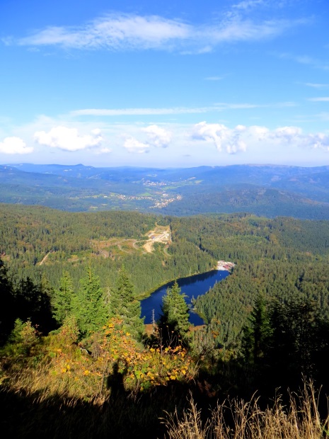 Joggingtour am 18.09.2014 im Bayerischen Wald von Bodenmais zum Arber