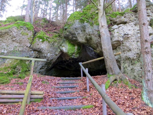 Joggingtour bei den Felsen zwischen Kleingesee und Allersdorf am 27.12.2015