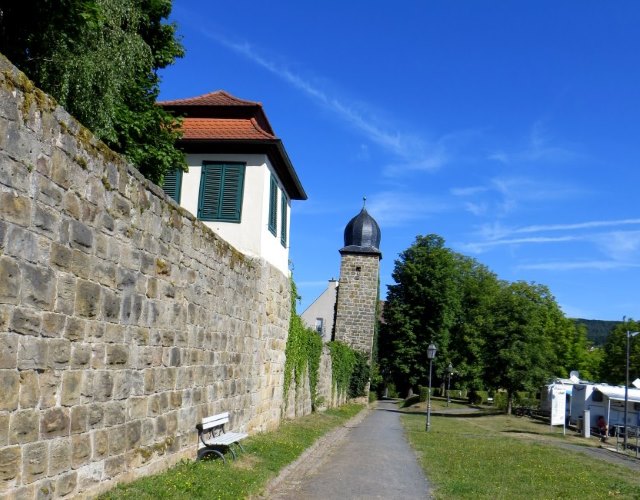 Joggingtour durch die Hassberge von Ebern nach Baunach am 05.08.2015