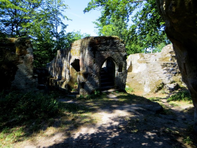 Joggingtour durch die Hassberge von Ebern nach Baunach am 05.08.2015