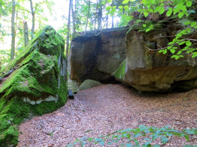 Joggingtour durch die Hassberge von Ebern nach Ebelsbach am 04.09.2015