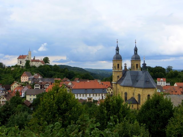 Joggingtour auf der Genusslaufmarathonstrecke in der Frnkischen Schweiz bei Gweinstein am 18.08.2015