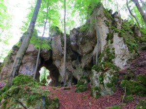 Joggingtour auf der Genusslaufmarathonstrecke in der Fränkischen Schweiz bei Gößweinstein am 18.08.2015