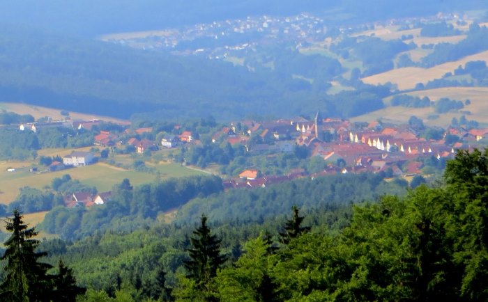 Trainingslauf 2 für Bezirksorientierungslauf 5 - 120 km langer Biwaklauf durch die Rhön vom 10. - 12.07.2015