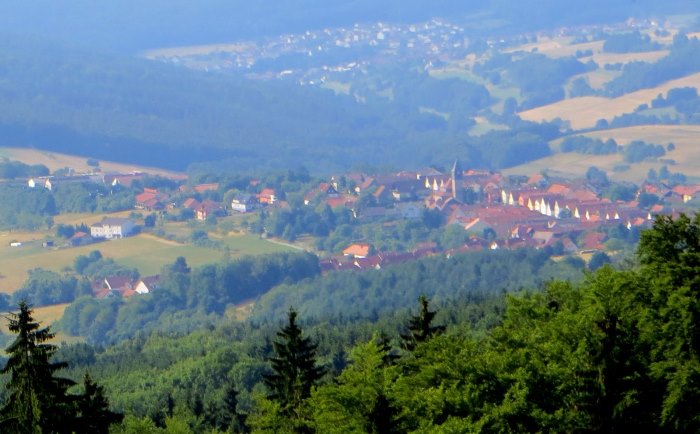 Trainingslauf 2 fr Bezirksorientierungslauf 5 - 120 km langer Biwaklauf durch die Rhn vom 10. - 12.07.2015