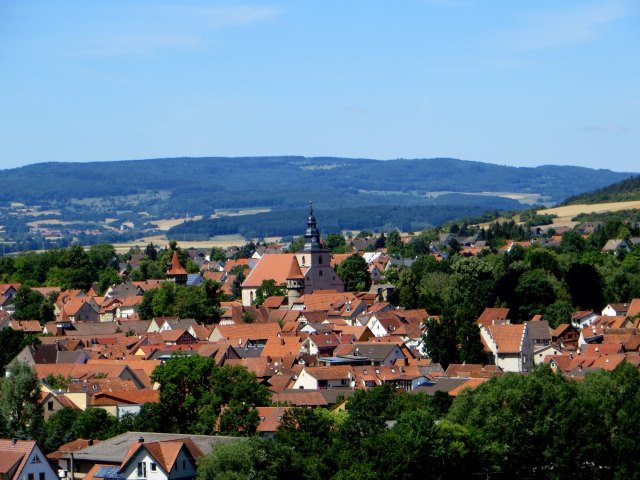 Trainingslauf 2 für Bezirksorientierungslauf 5 - 120 km langer Biwaklauf durch die Rhön vom 10. - 12.07.2015