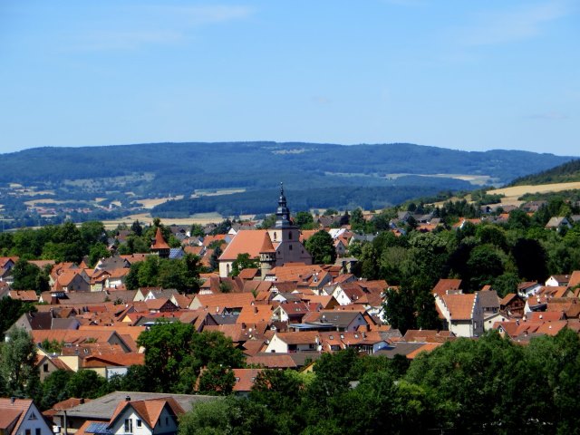 Trainingslauf 2 fr Bezirksorientierungslauf 5 - 120 km langer Biwaklauf durch die Rhn vom 10. - 12.07.2015