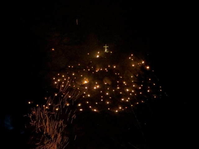 Lichterlauf Pottenstein zum Lichterfest in Pottenstein am 06.01.2016