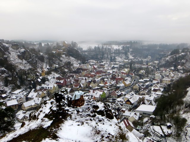 Lichterlauf Pottenstein zum Lichterfest in Pottenstein am 06.01.2016