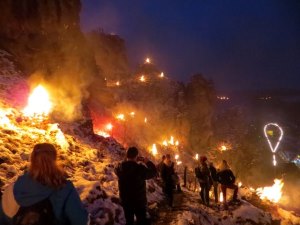 Lichterlauf Pottenstein zum Lichterfest in Pottenstein am 06.01.2016